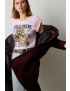 TSHIRT COM ESTAMPA E STRASS ROCKER
