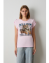 TSHIRT COM ESTAMPA E STRASS ROCKER