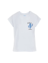 TSHIRT BRANCA PRINT OLHO GREGO 