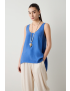 TOP CAVAS AZURE CUPRO