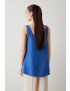 TOP CAVAS AZURE CUPRO