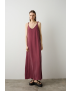 VESTIDO LONGO COM COSTAS ABERTAS CUPRO
