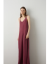 VESTIDO LONGO COM COSTAS ABERTAS CUPRO