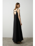 VESTIDO LONGO COM COSTAS ABERTAS CUPRO