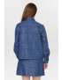 OVERSHIRT DENIM COM LANTEJOULAS NUJOURNEY