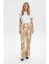 PANTALONA ESTELLE ESTAMPA MALHADA CAPPUCCINO