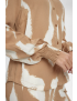 CAMISA ESTELLE ESTAMPA MALHADA CAPPUCCINO