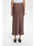 SAIA MIDI IVORY ACETINADA CHOCOLATE