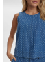 TOP DENIM PINTAS HADDIE