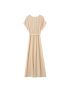 VESTIDO LONGO FLUIDO DECOTE V CRUZADO