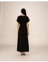 VESTIDO LONGO FLUIDO DECOTE V CRUZADO
