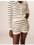SHORT MALHA RISCAS NAVY