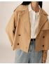 TRENCH-COAT CURTO NATURAL TRESPASSE