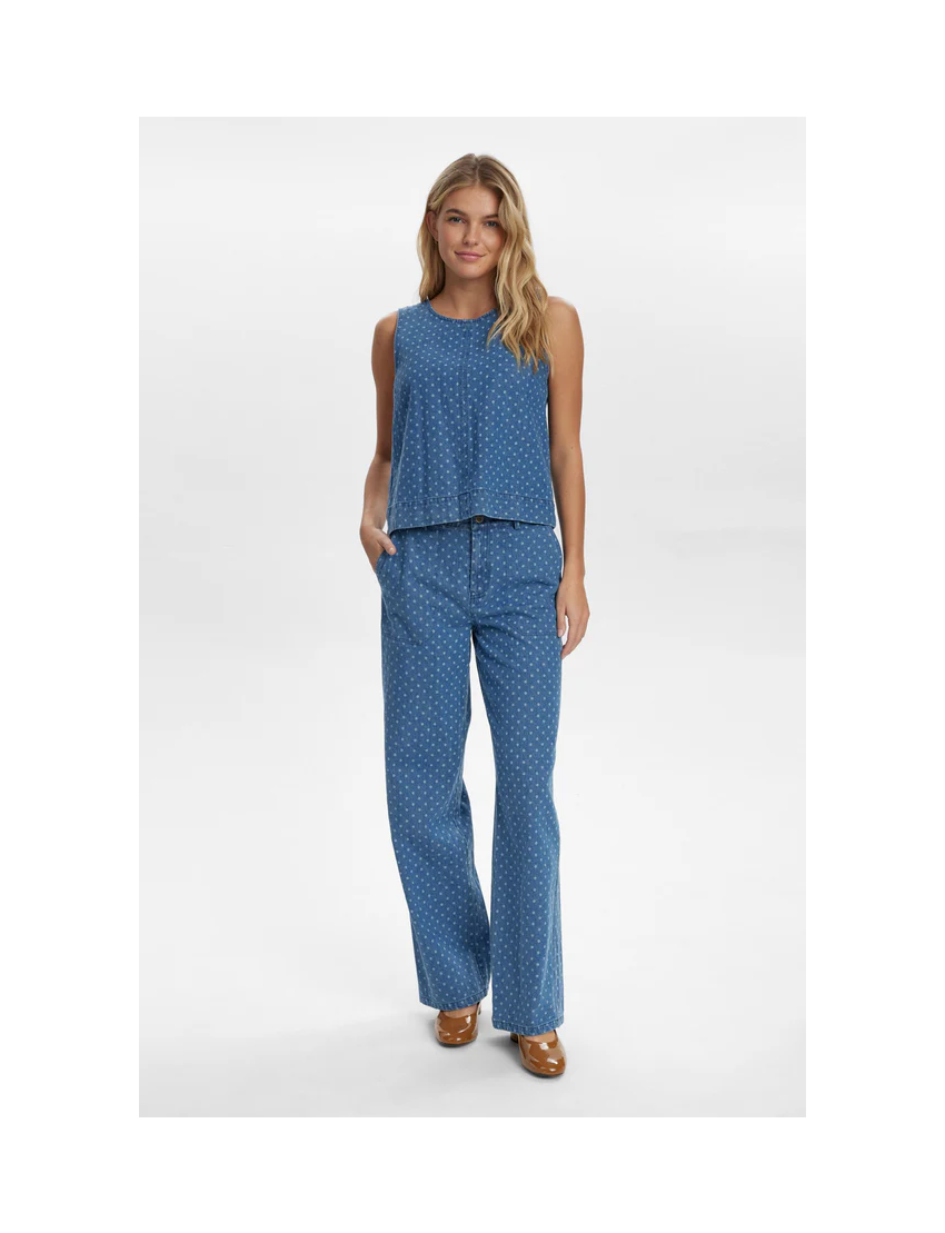 TOP DENIM PINTAS HADDIE