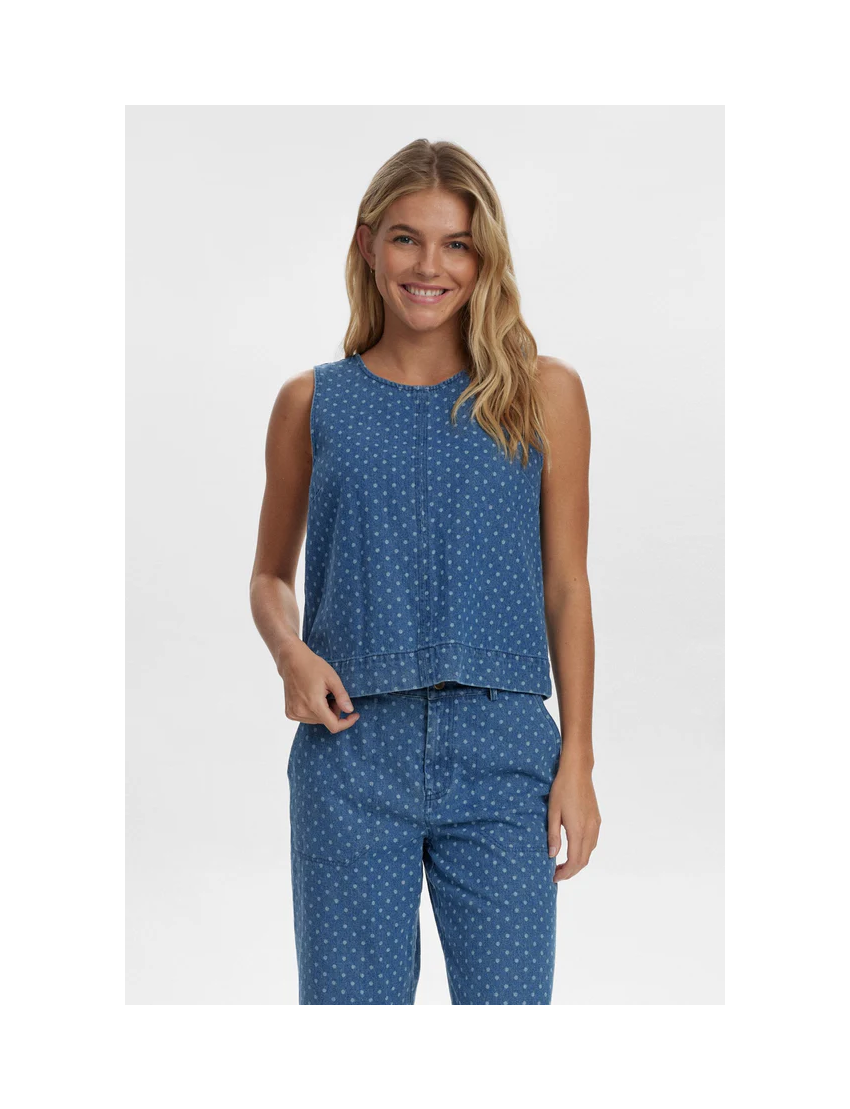 TOP DENIM PINTAS HADDIE